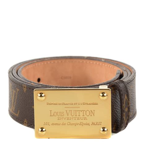 louis vuitton inventeur belt legit check|louis vuitton inventeur belt buckle.